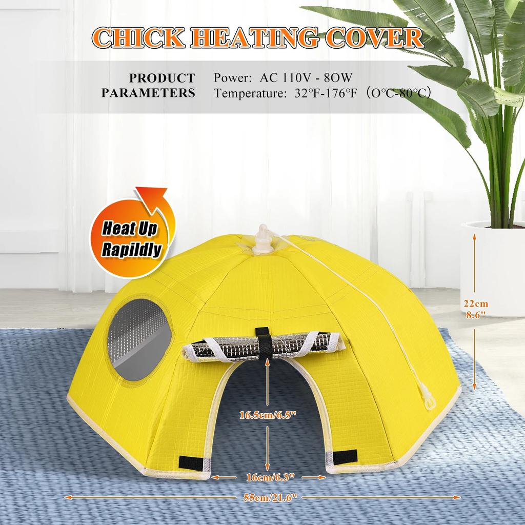 Electric Chick Brooder Heating Plate 110V/220V by HitMyNeed