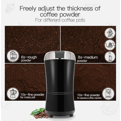 Electric Coffee and Spice Grinder 400W 3oz Capacity by HitMyNeed