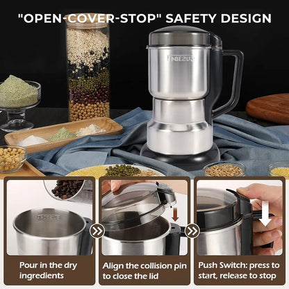 Electric Coffee & Spice Grinder 400W Multifunction by HitMyNeed