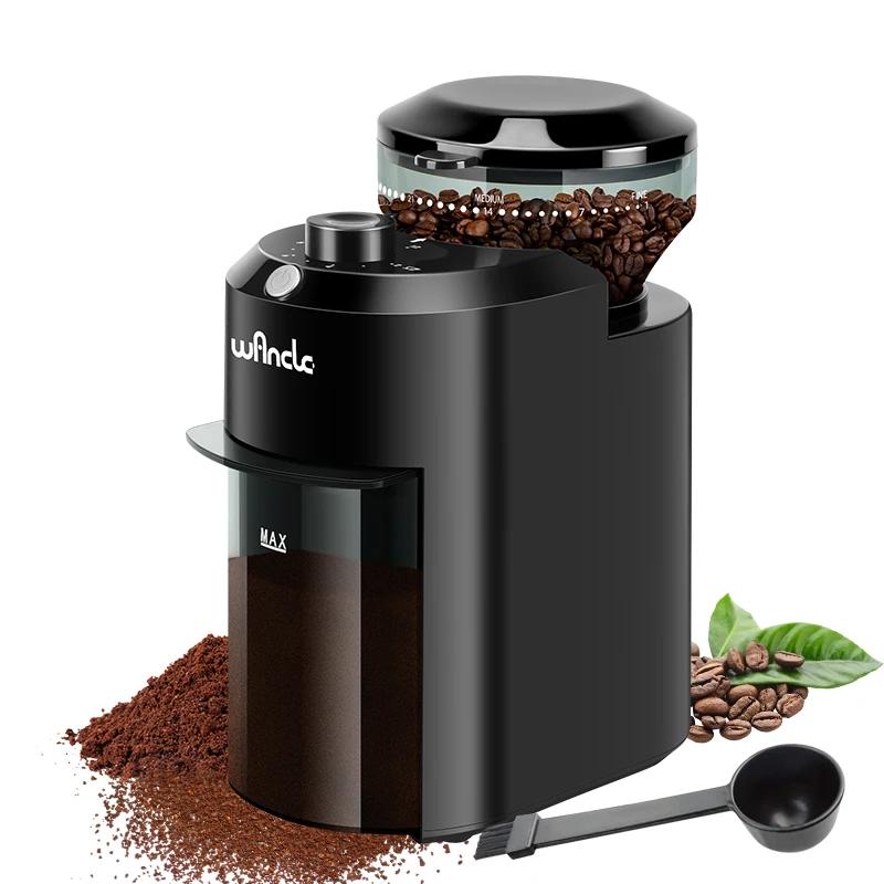 Electric Conical Burr Coffee Grinder with 28 Settings by HitMyNeed
