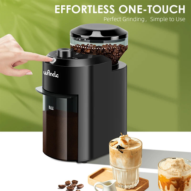 Electric Conical Burr Coffee Grinder with 28 Settings by HitMyNeed