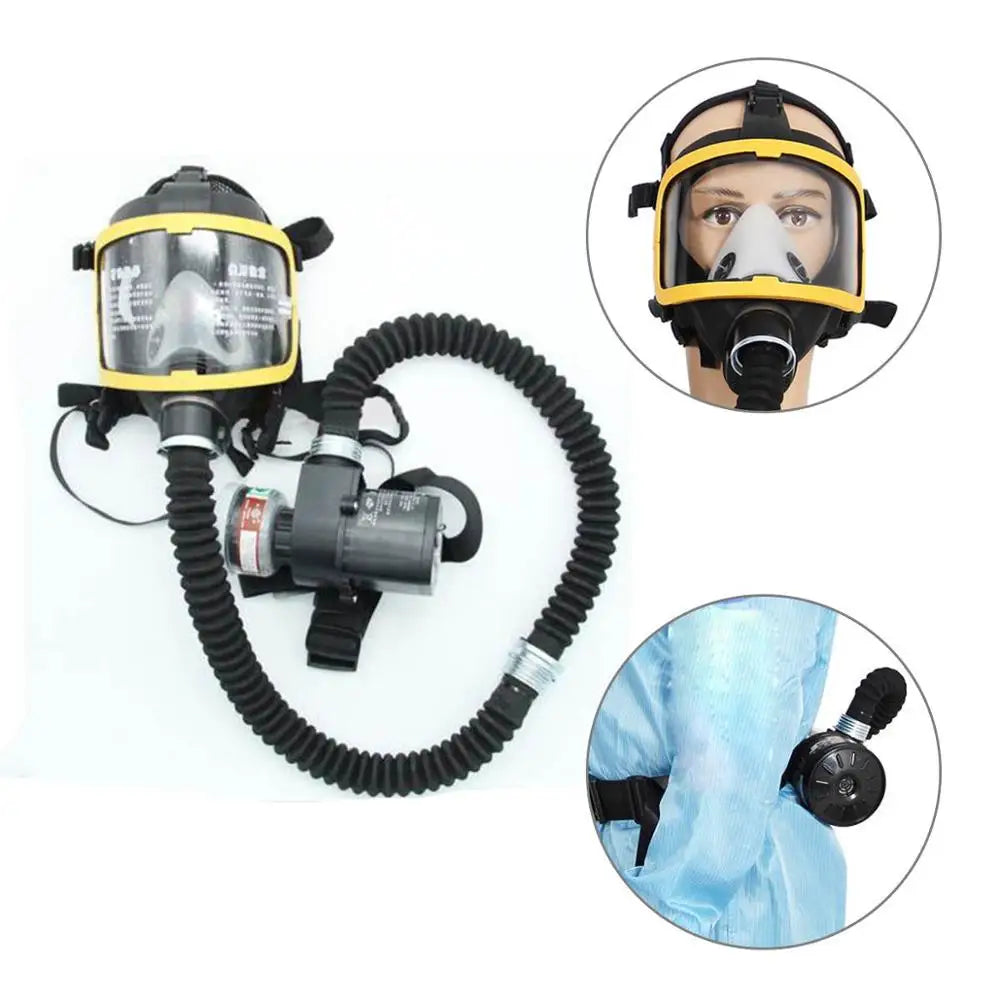 Electric Constant Flow Full Face Air Fed Respirator by HitMyNeed