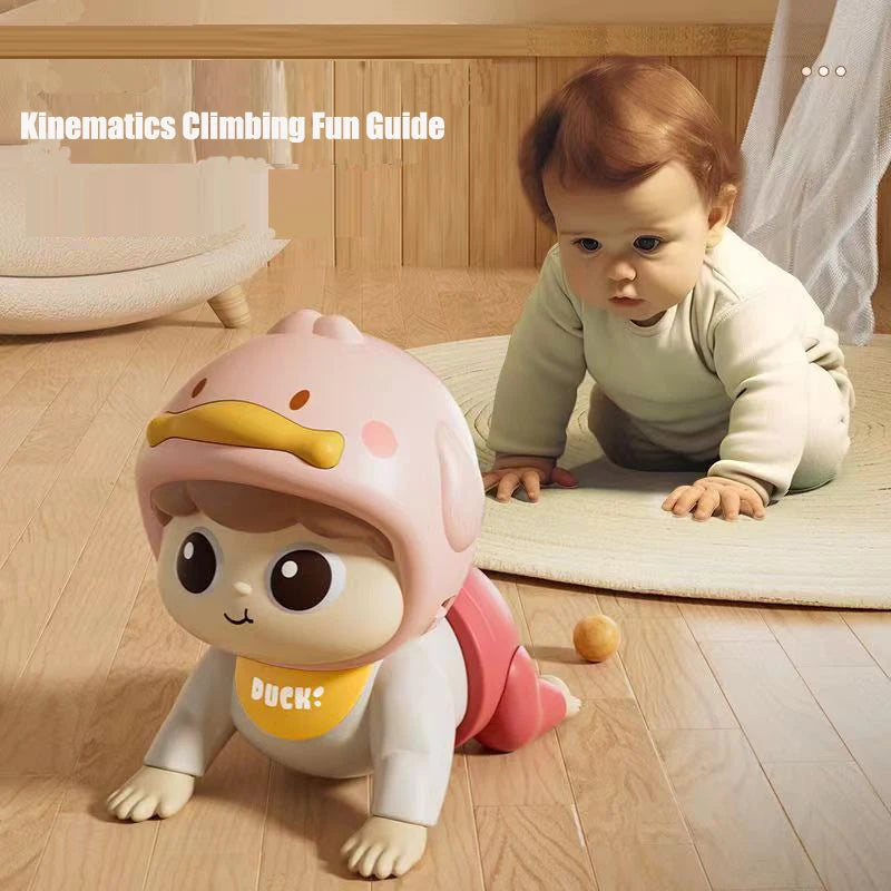 Electric Crawling Baby Doll Toy with Sound for Toddlers by HitMyNeed