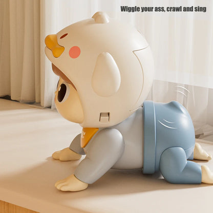 Electric Crawling Baby Doll Toy with Sound for Toddlers by HitMyNeed