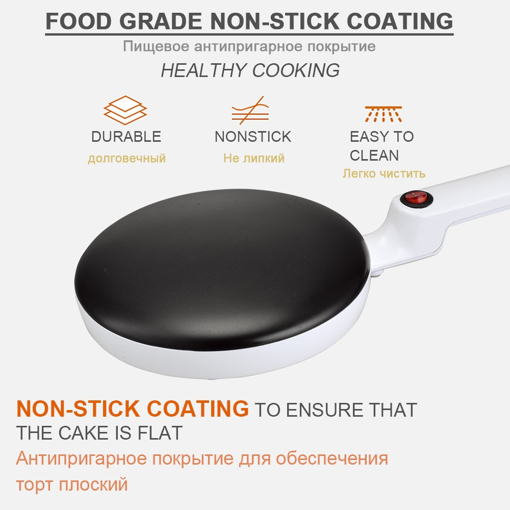 Electric Crepe Maker with Non-Stick Plate by HitMyNeed