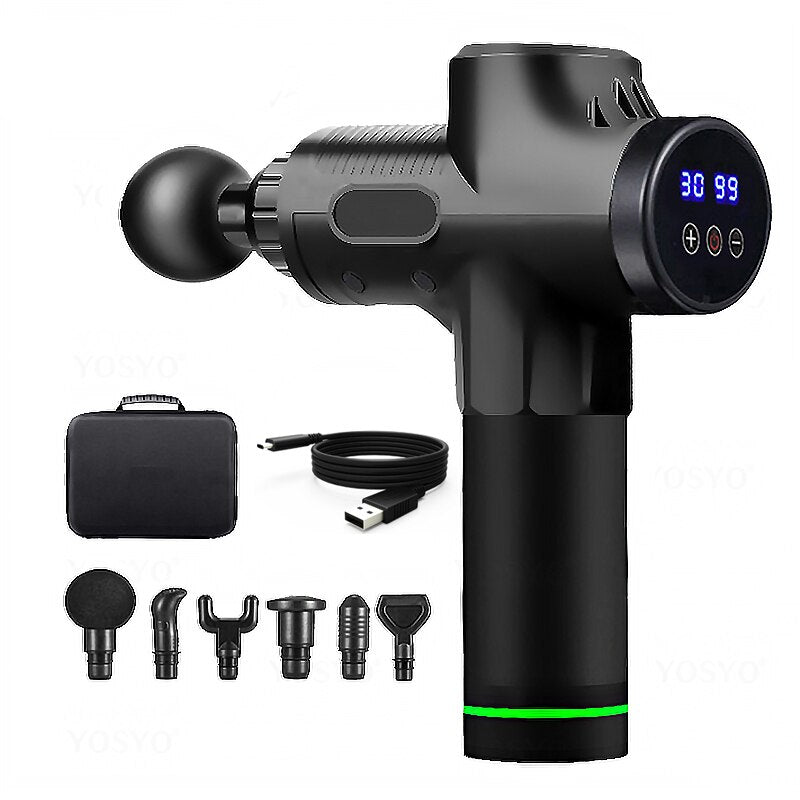 Electric Deep Tissue Percussion Massage Gun by HitMyNeed