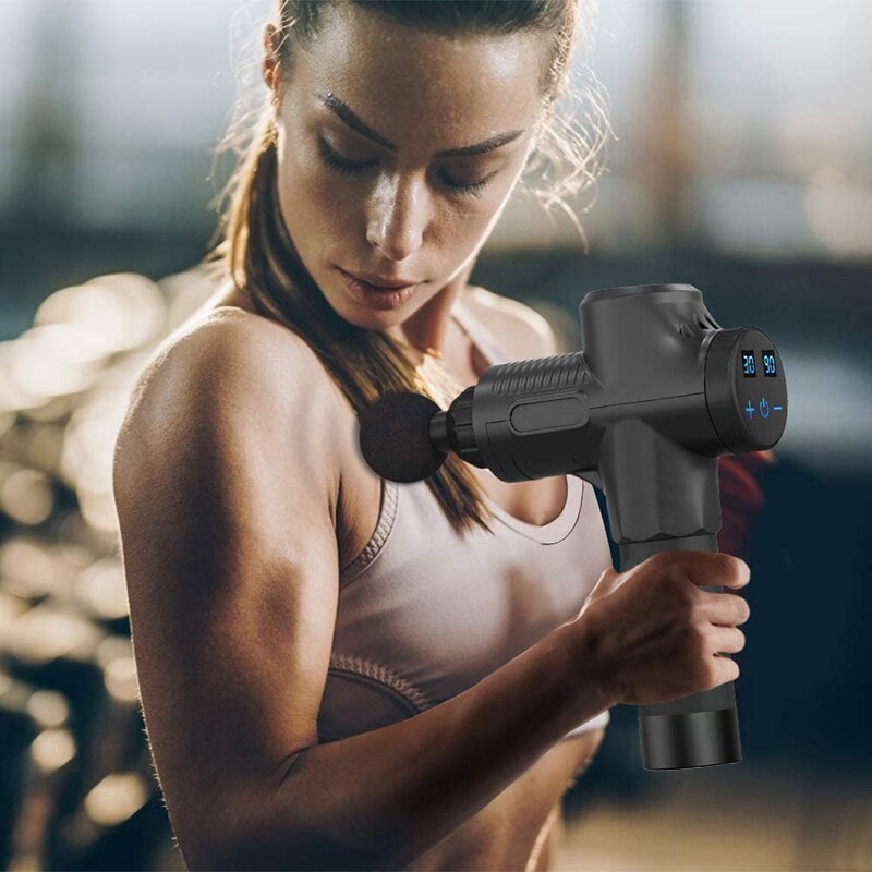 Electric Deep Tissue Percussion Massage Gun by HitMyNeed