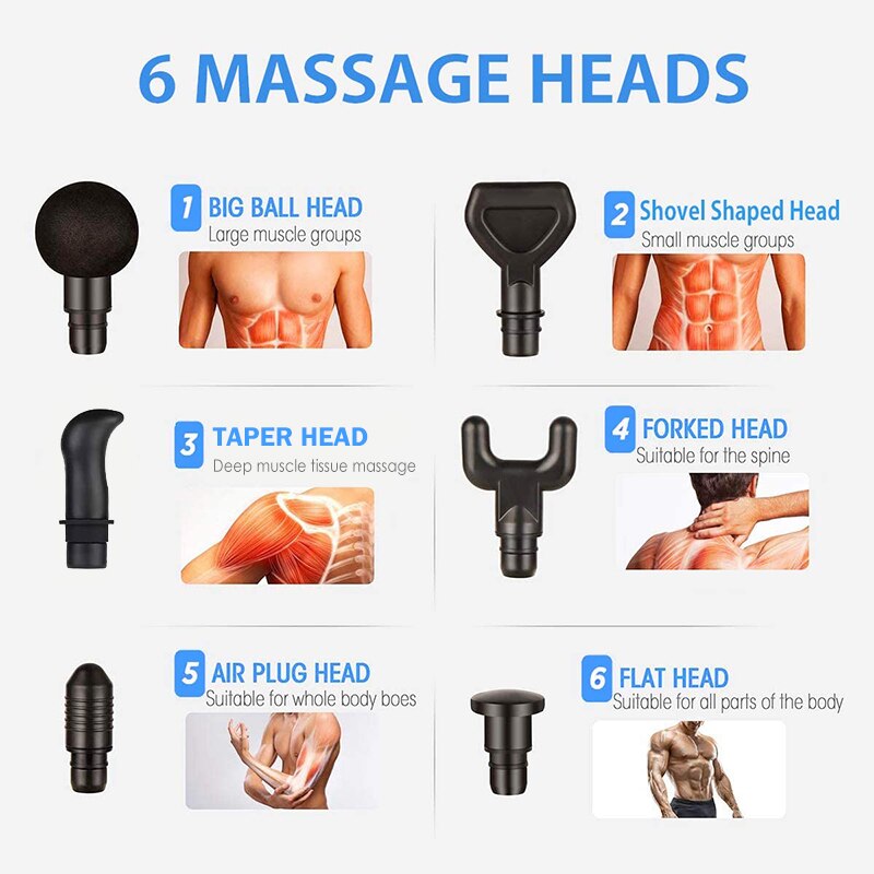 Electric Deep Tissue Percussion Massage Gun by HitMyNeed