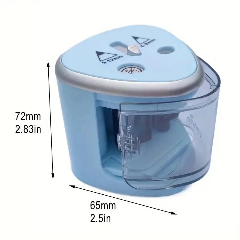 Electric Double Hole Pencil Sharpener 6-12mm by HitMyNeed