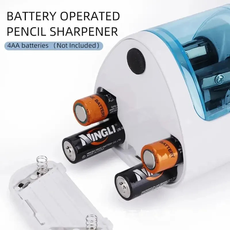 Electric Double Hole Pencil Sharpener 6-12mm by HitMyNeed