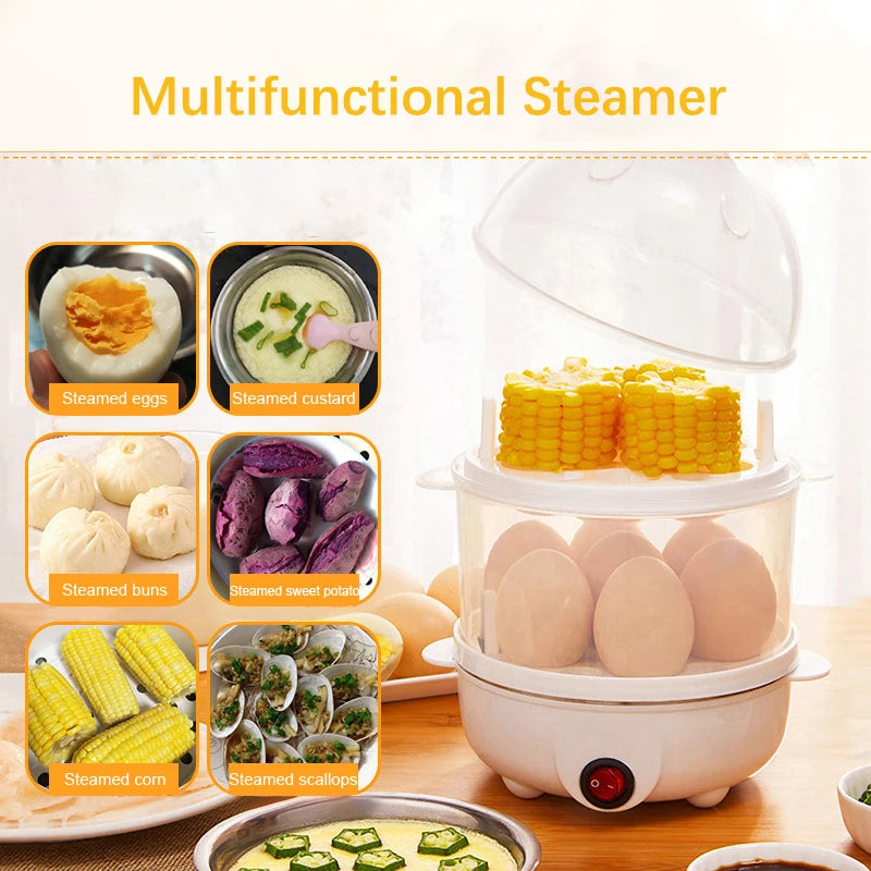 Electric Double-Layer Egg Cooker & Steamer by HitMyNeed