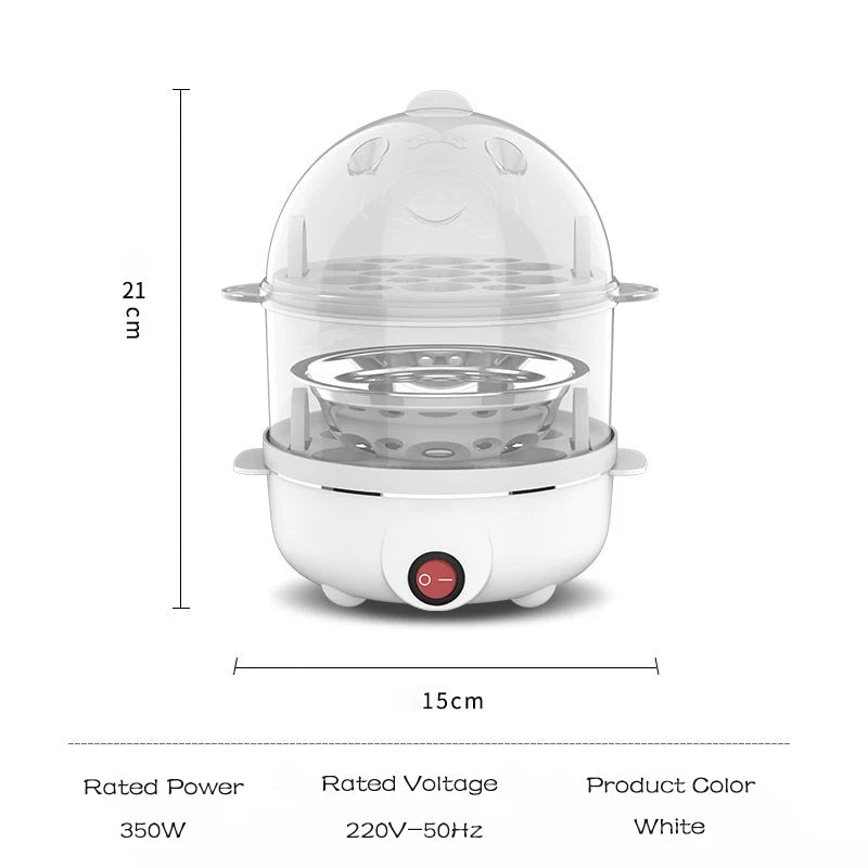 Electric Double-Layer Egg Cooker & Steamer by HitMyNeed