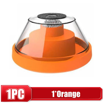 Electric Drill Dust Collector Bowl Attachment orange by HitMyNeed