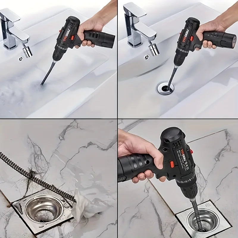 Electric Drill Pipe Dredging Spring 1-2.5m Set by HitMyNeed