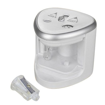 Electric Dual-Hole Pencil Sharpener, Battery Powered by HitMyNeed