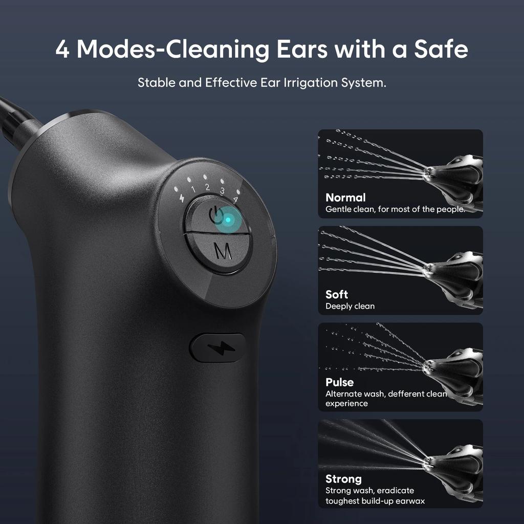 Electric Ear Cleaner Kit with 4 Pressure Modes by HitMyNeed