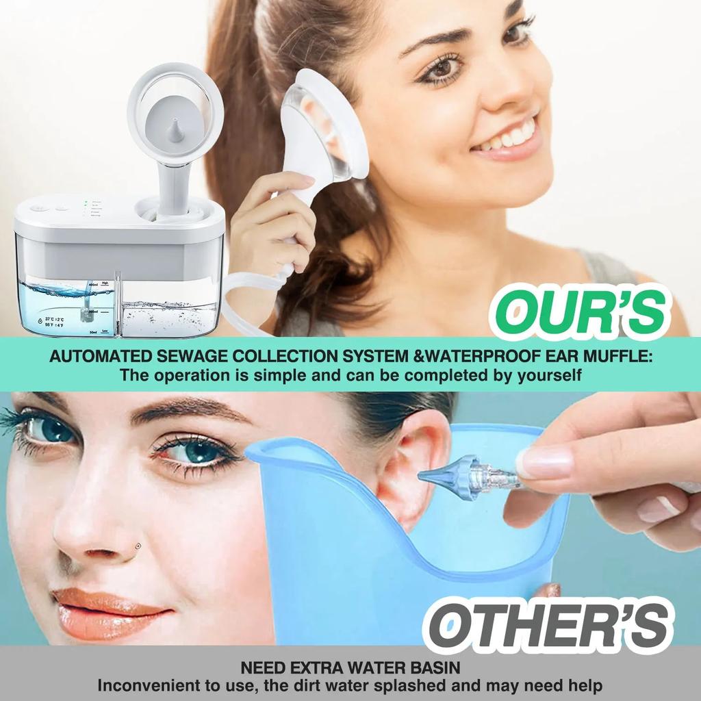 Electric Ear Irrigation Earwax Removal Kit by HitMyNeed