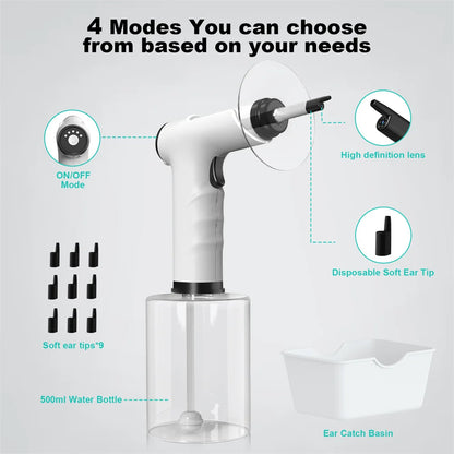 Electric Ear Wax Removal Kit with 4 Spray Settings by HitMyNeed