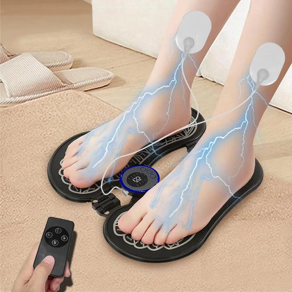 Electric EMS Foot Massage Pad with Remote Control by HitMyNeed