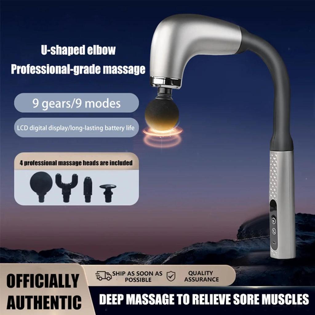 Electric Fascia Gun Massager with 9 Speed Levels by HitMyNeed