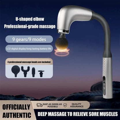 Electric Fascia Gun Massager with 9 Speed Levels by HitMyNeed