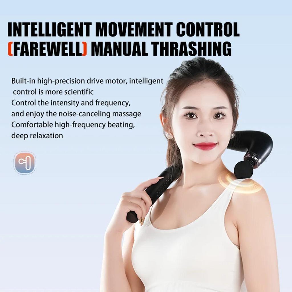Electric Fascia Gun Massager with 9 Speed Levels by HitMyNeed