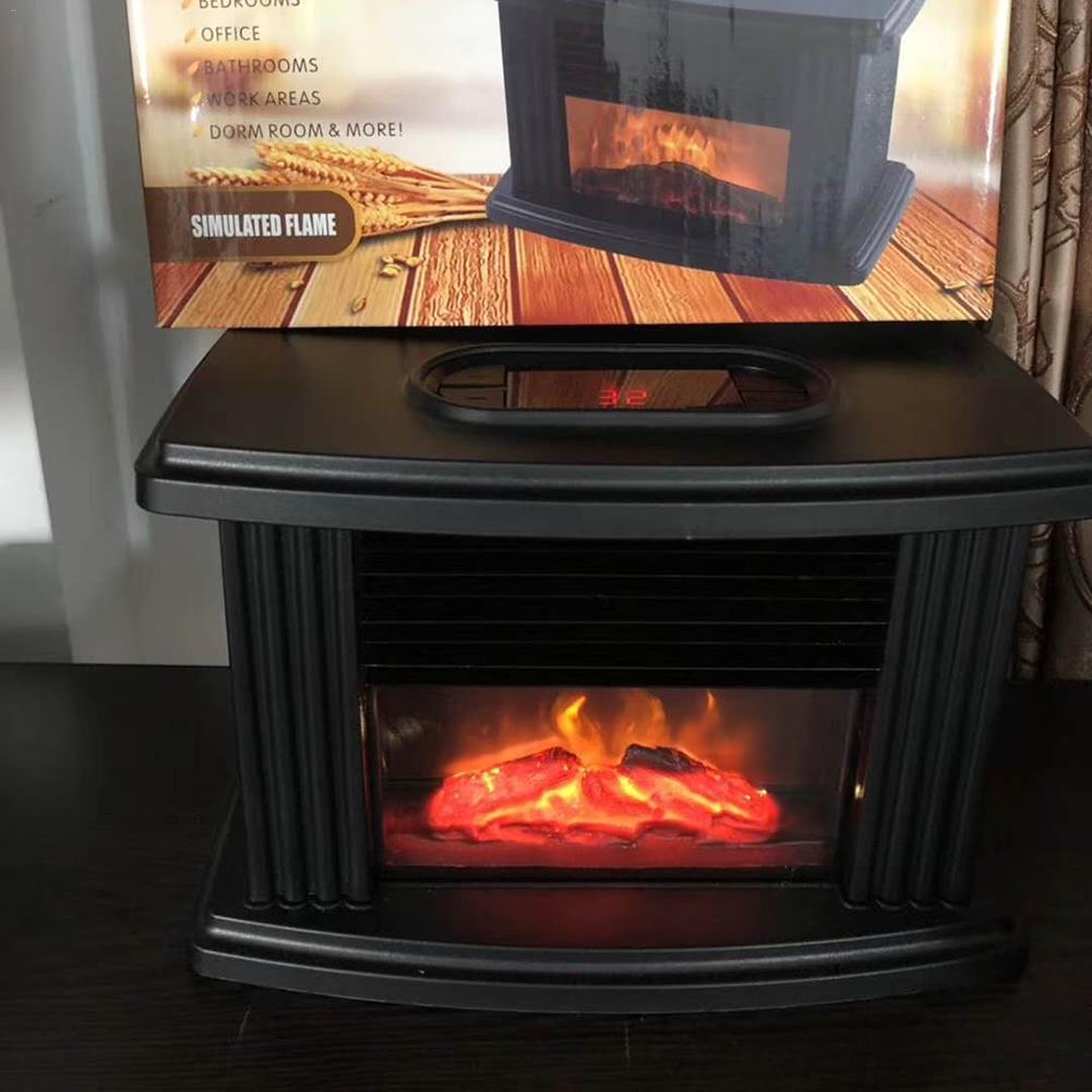 Electric Fireplace Tabletop Heater with Remote by HitMyNeed