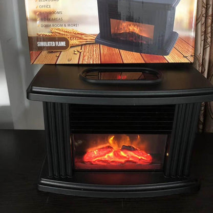 Electric Fireplace Tabletop Heater with Remote by HitMyNeed
