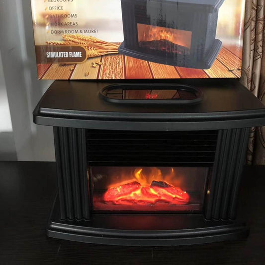 Electric Fireplace Tabletop Heater with Remote by HitMyNeed