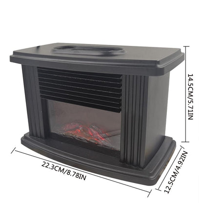 Electric Fireplace Tabletop Heater with Remote by HitMyNeed