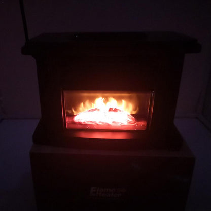 Electric Fireplace Tabletop Heater with Remote by HitMyNeed