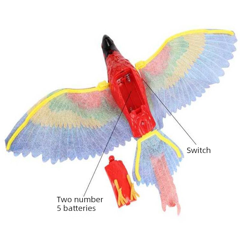 Electric Flying Parrot Cat Toy with Hanging Line by HitMyNeed