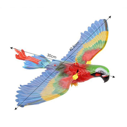 Electric Flying Parrot Cat Toy with Hanging Line by HitMyNeed
