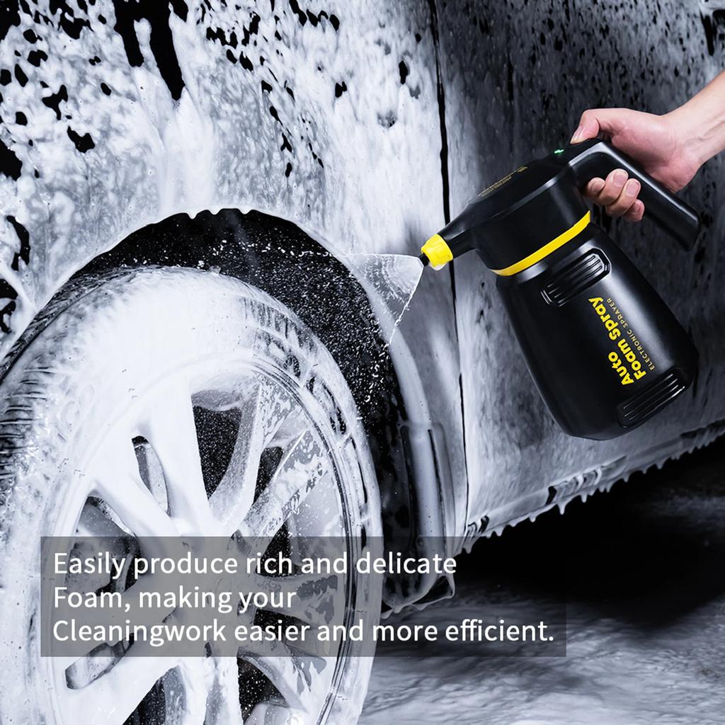 Electric Foam Sprayer Snow Cannon for Car & Bike Wash by HitMyNeed