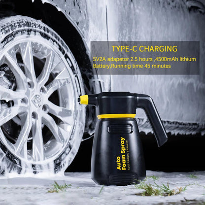 Electric Foam Sprayer Snow Cannon for Car & Bike Wash by HitMyNeed