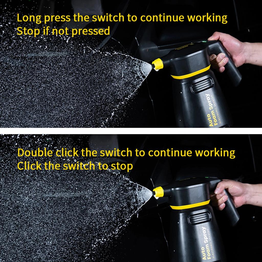 Electric Foam Sprayer Snow Cannon for Car & Bike Wash by HitMyNeed