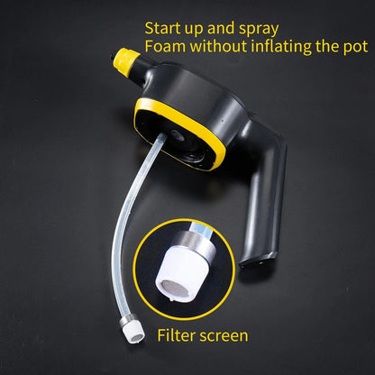 Electric Foam Sprayer Snow Cannon for Car & Bike Wash by HitMyNeed
