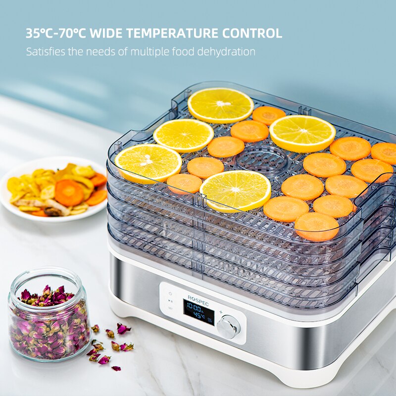 Electric Food Dehydrator with 5 Trays, 10L, 400W by HitMyNeed