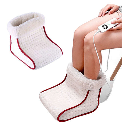 Electric Foot Warmer Heating Pad with Fleece Lining by HitMyNeed