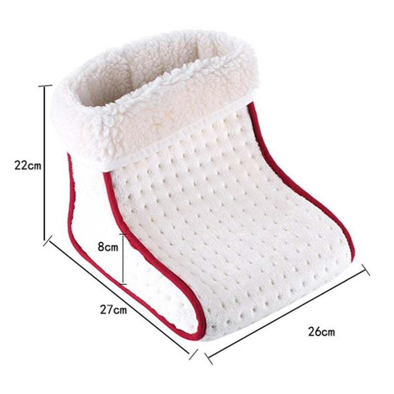 Electric Foot Warmer Heating Pad with Fleece Lining by HitMyNeed