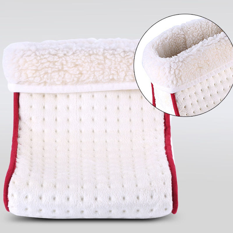 Electric Foot Warmer Heating Pad with Fleece Lining by HitMyNeed
