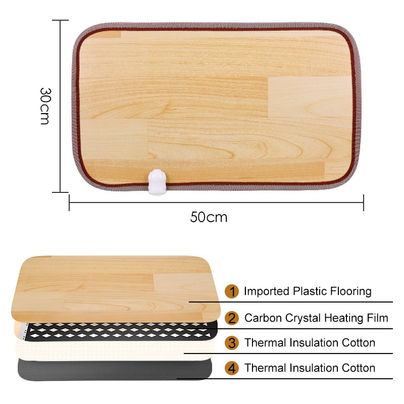 Electric Foot Warmer Mat Heating Pad 50x30cm by HitMyNeed