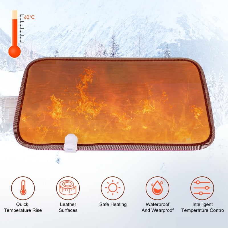 Electric Foot Warmer Mat Heating Pad 50x30cm by HitMyNeed