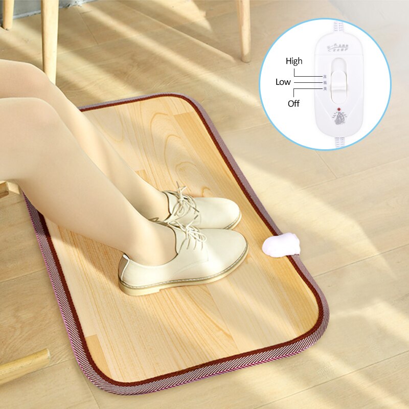 Electric Foot Warmer Mat Heating Pad 50x30cm by HitMyNeed