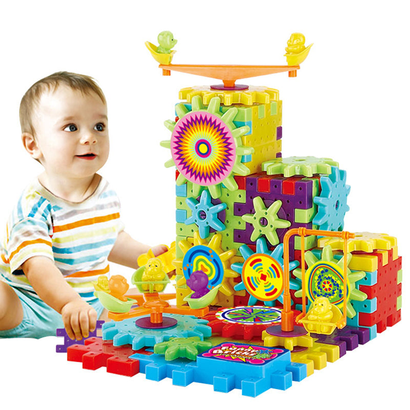 Electric Gears Learning Construction Set for Kids by HitMyNeed