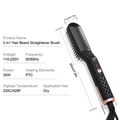 Electric Hair & Beard Straightening Comb by HitMyNeed