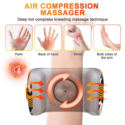 Electric Hand Massager with Heat & Air Compression by HitMyNeed