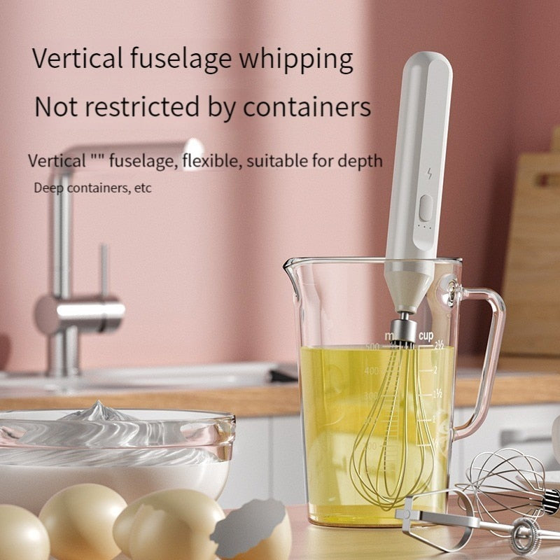 Electric Handheld Milk Frother & Egg Beater by HitMyNeed