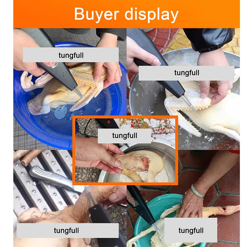 Electric Handheld Poultry Feather Plucker 160W by HitMyNeed