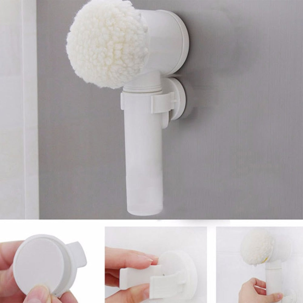 Electric Handheld Scrubber with 3 Brush Heads by HitMyNeed